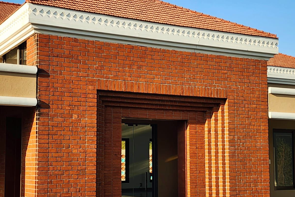 Brick entrance archway at the SilverOak Club Infinity venue